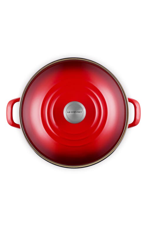 Le Creuset Enameled Stainless Steel Stockpot In Red