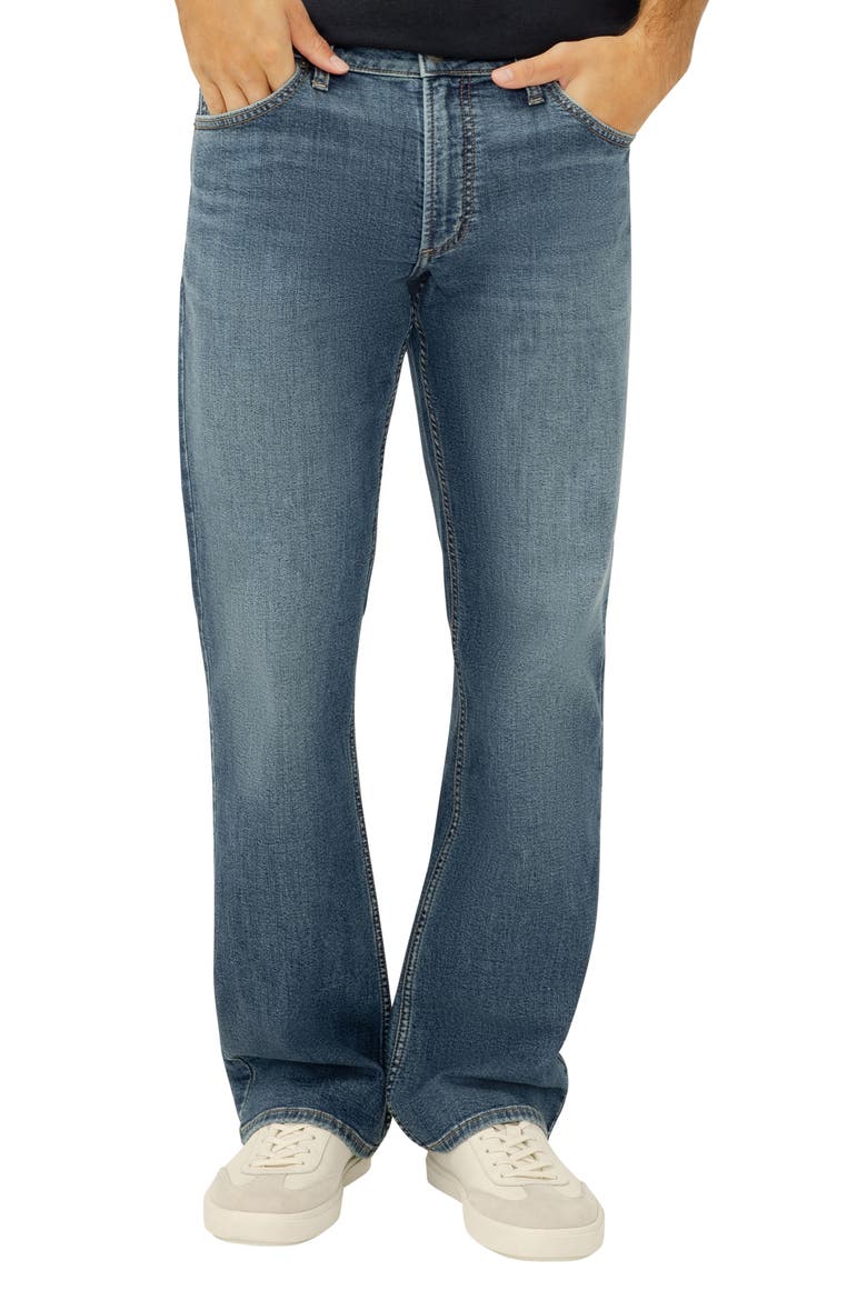 Zac Relaxed Fit Straight Leg Jeans, Alternate, color, BOULDER