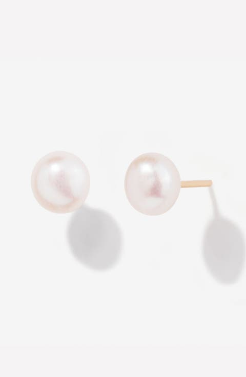 Frida Pearl Stud Earrings