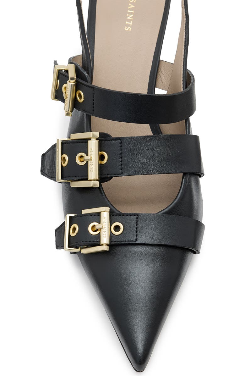 AllSaints Vivian Slingback Pointed Toe Pump, Alternate, color,