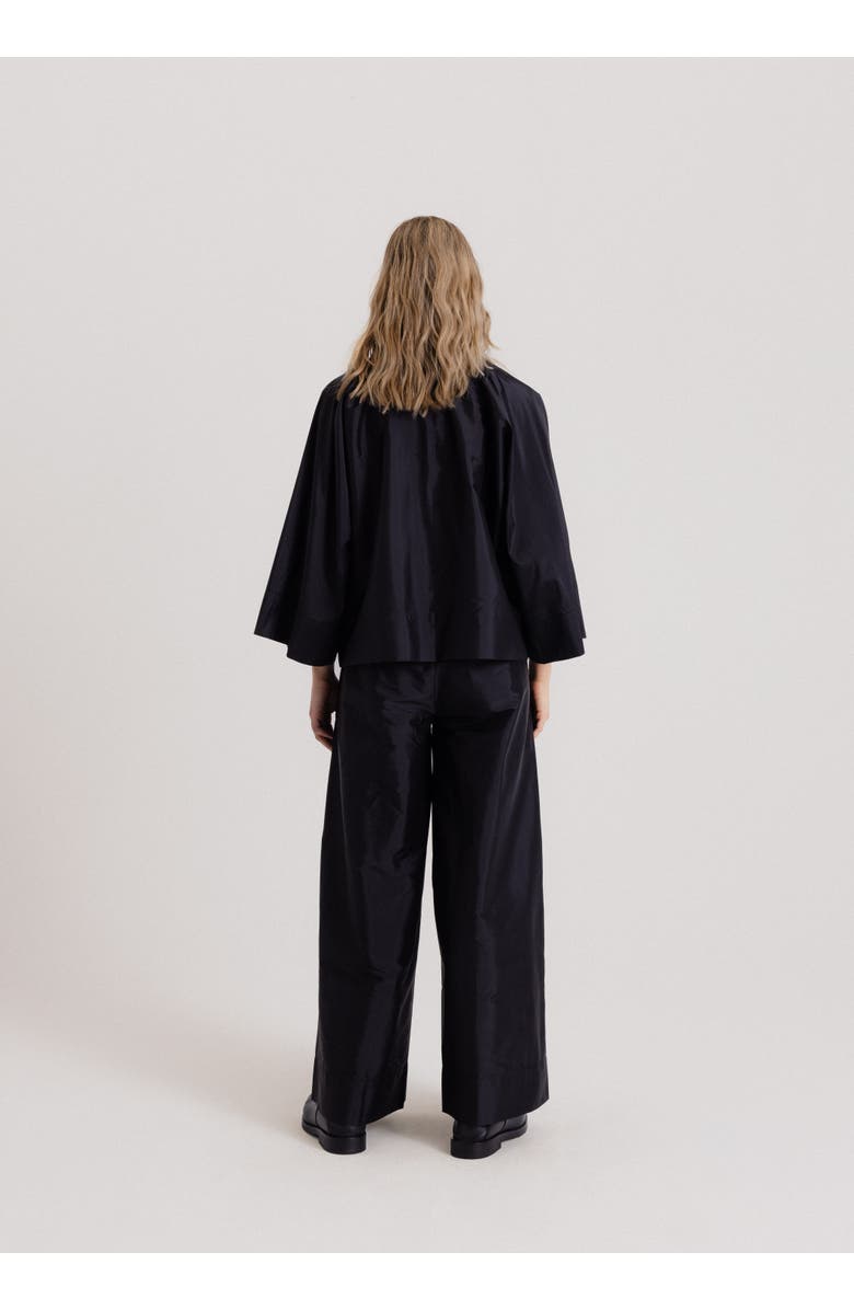 Alas Wide Pleated Pants, Alternate, color, Black