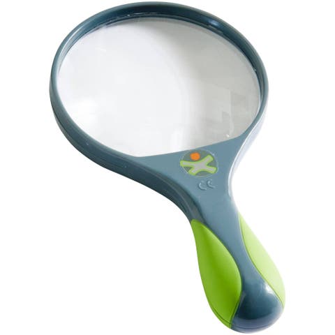 Terra Kids Magnifying Glass - Sturdy Explorer Tool with 2 Lenses + Built-In Mini Scope for Nature Discovery