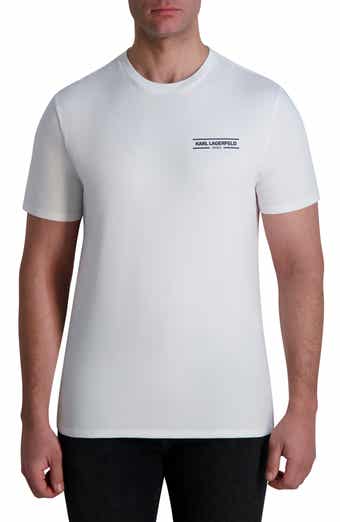KARL LAGERFELD PARIS Core Logo Cotton Graphic T-Shirt