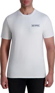 KARL LAGERFELD PARIS Core Logo Cotton Graphic T-Shirt