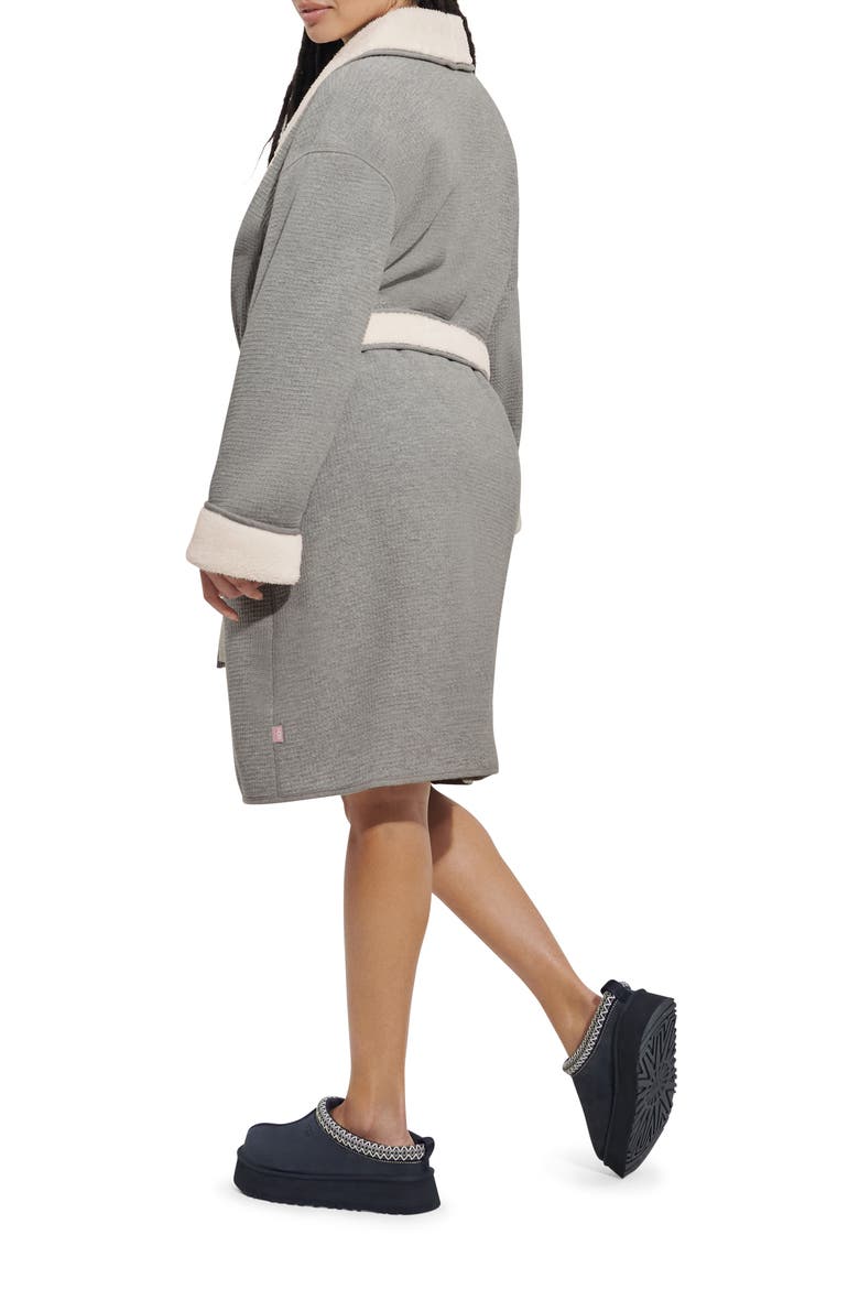 Anabella Reversible Robe, Alternate, color, GREY HEATHER