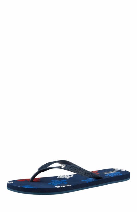 Men's Tortues Multicolores Flip Flops