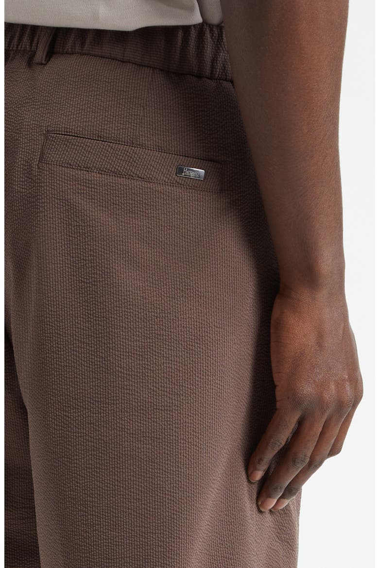 Seersucker Bermuda Shorts, Alternate, color, 8800 CHOCOLATE