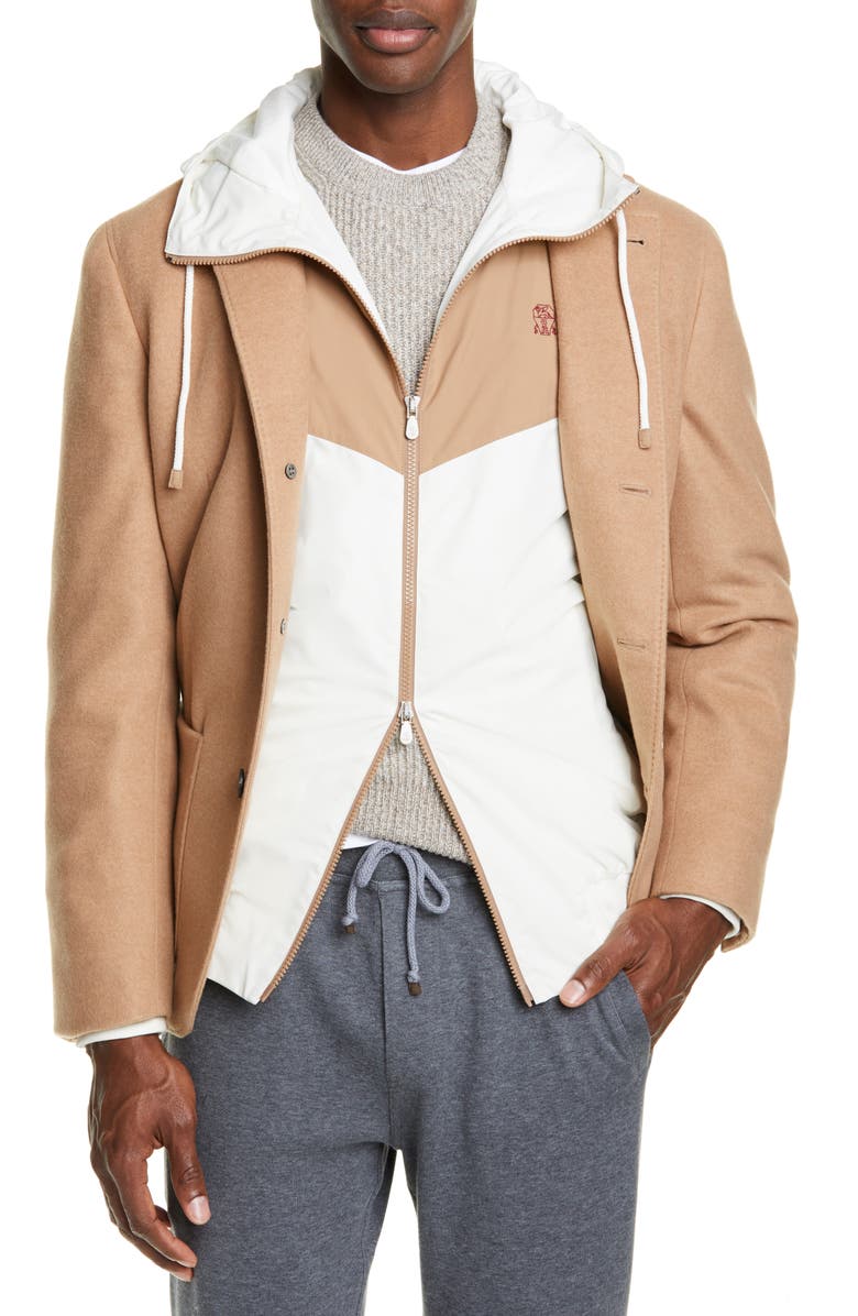 Brunello Cucinelli Plush Cashmere Overcoat, Main, color, 