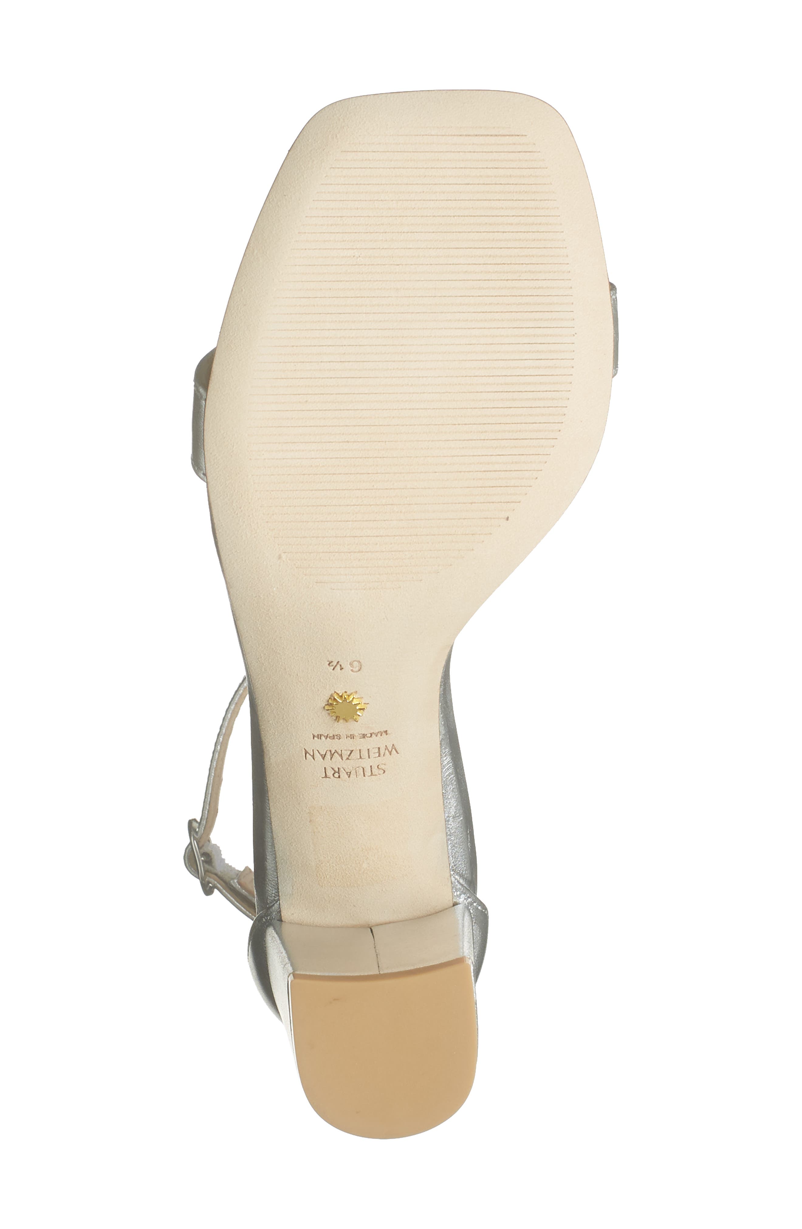 Stuart Weitzman Nudistcurve Block Heel Sandal, Alternate, color, 