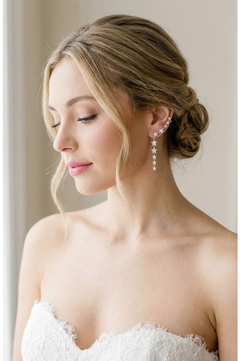 Suzi Cubic Zirconia Ear Crawlers, Alternate, color, GOLD