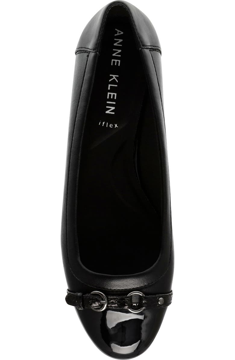 Anne Klein Gisele Cap Toe Ballet Flat, Alternate, color,