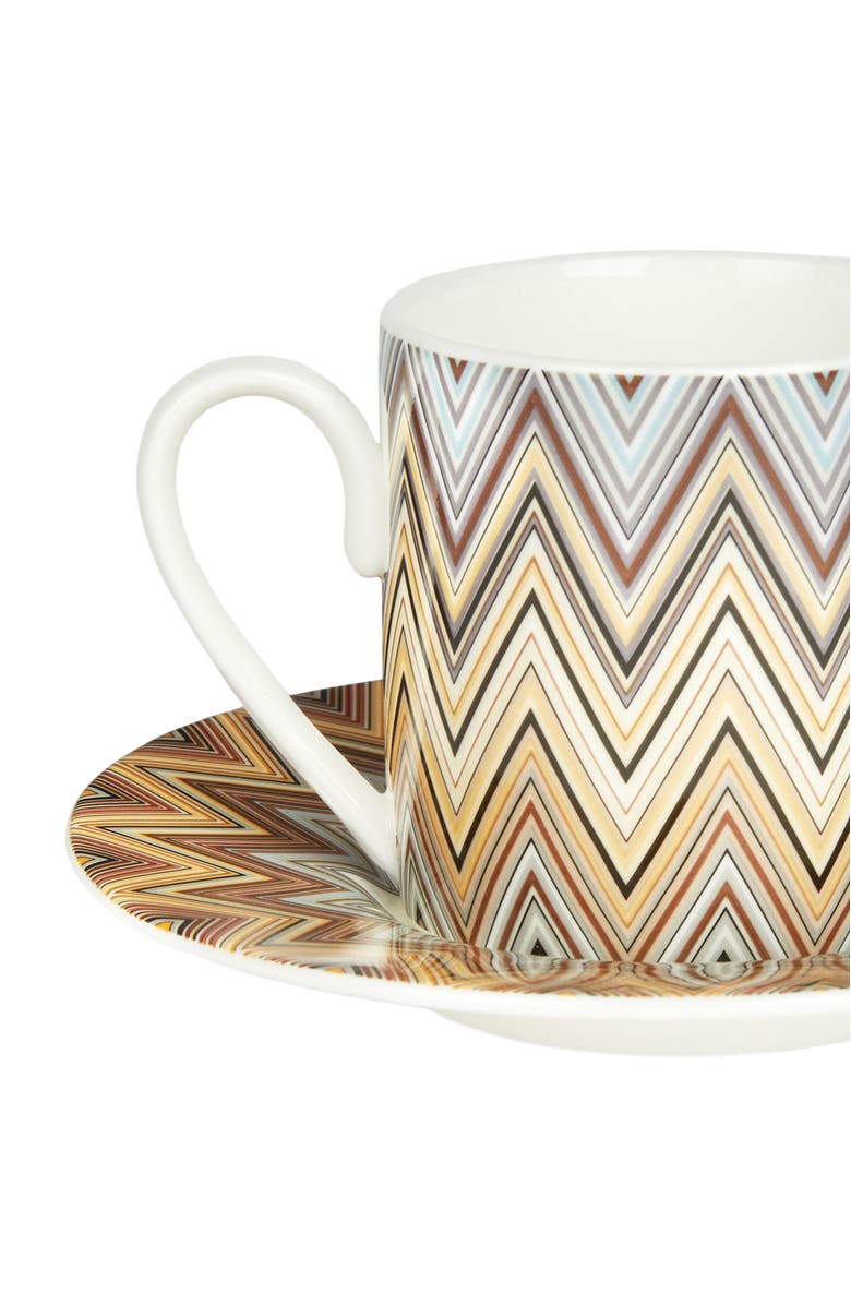 Missoni Home Jarris Set Of 6 Coffee Cups & Saucers, Alternate, color, 