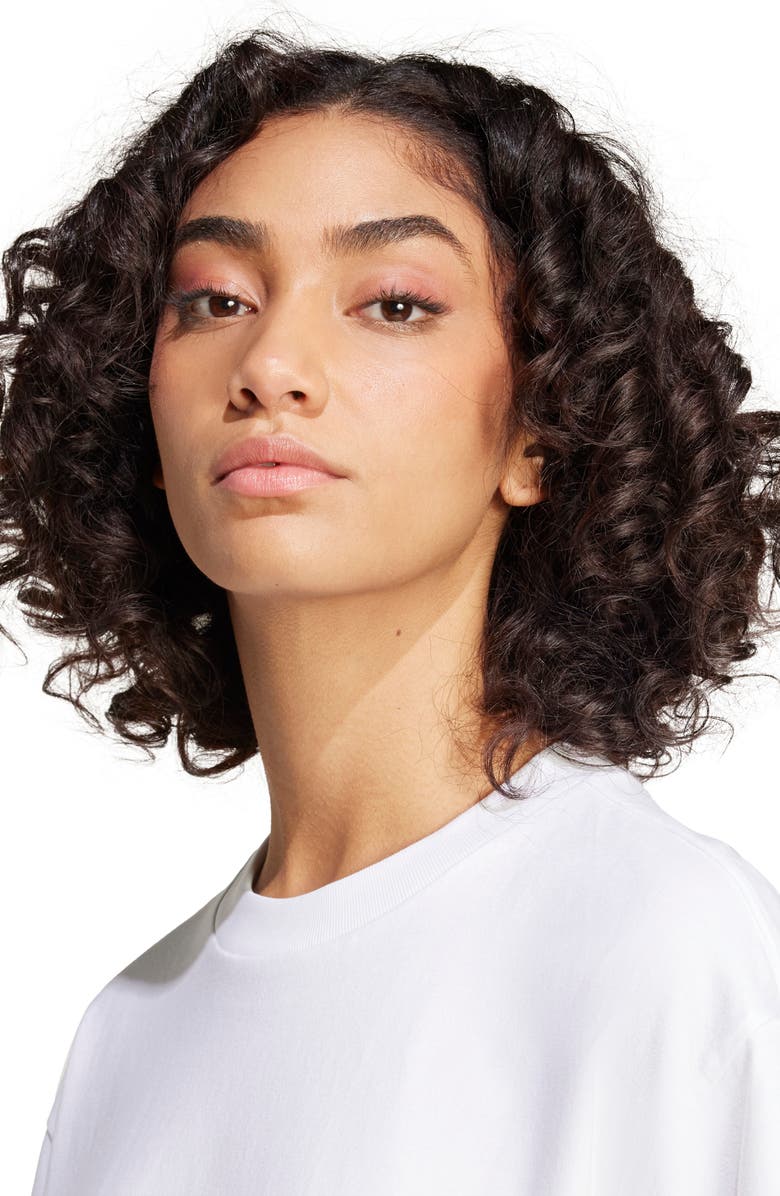 adidas 3-Bar Cotton Logo T-Shirt, Alternate, color, 