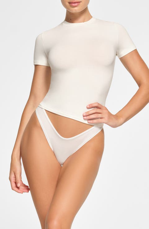 Stretch Cotton Jersey T-Shirt (Regular & Plus)