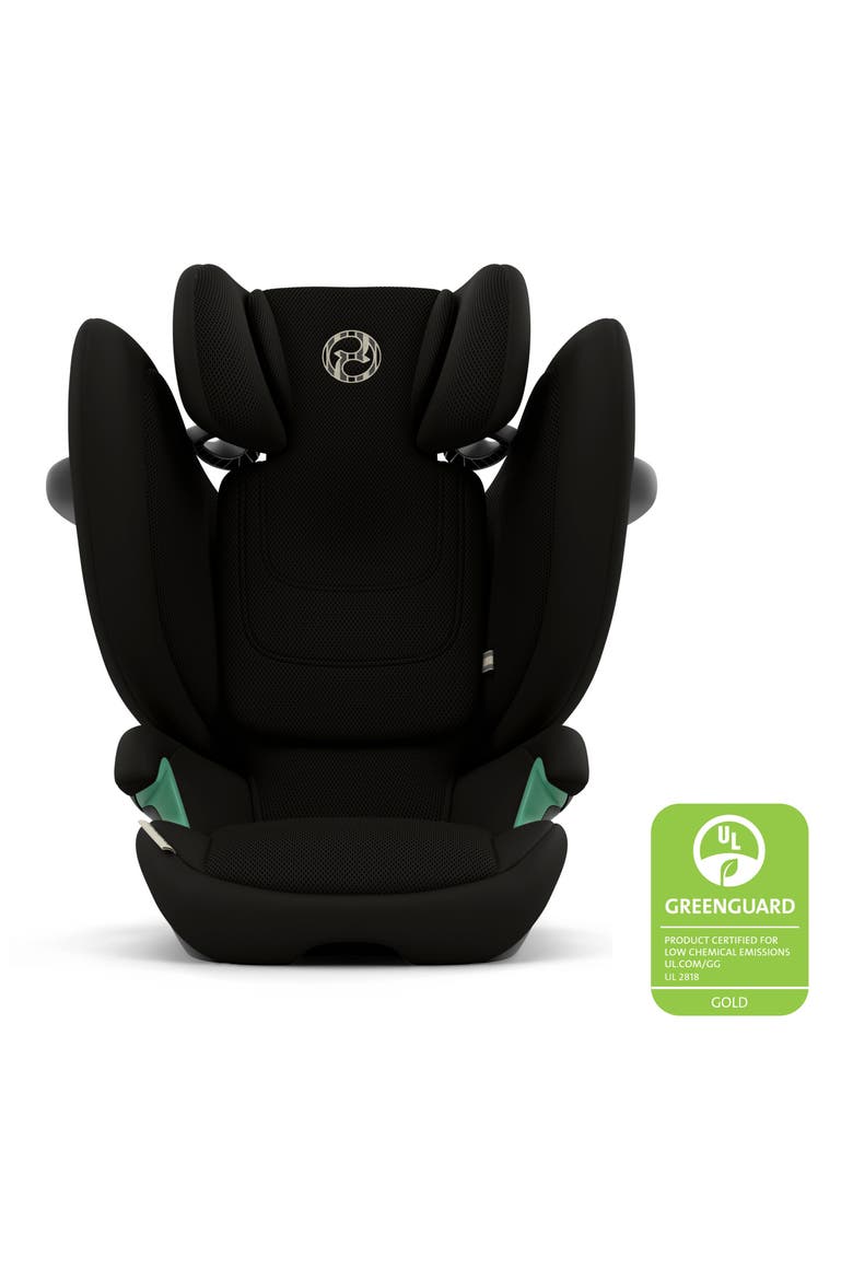 Solution G2 Booster Seat, Alternate, color, MOON BLACK