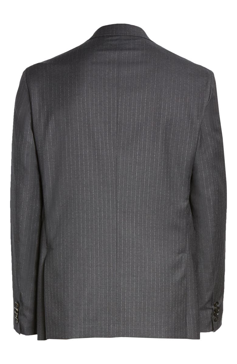 Ted Baker London Konan Trim Fit Pinstripe Wool Suit, Alternate, color,