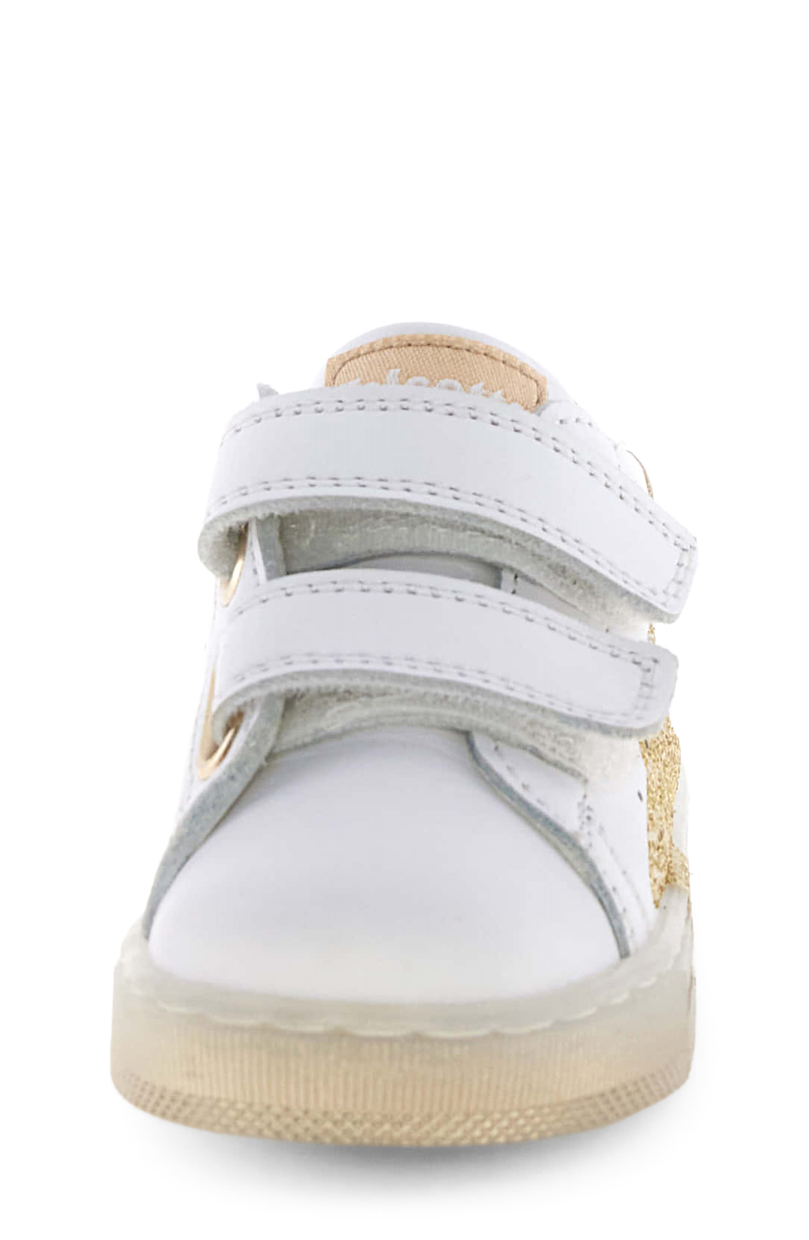 Naturino Kids' Falcotto Salazar 3 VL Sneaker, Alternate, color, White/ Gold