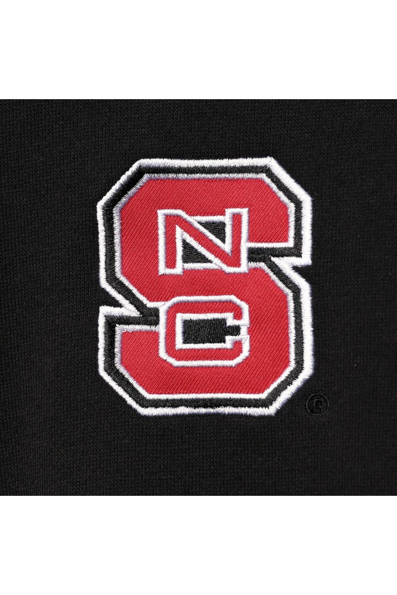 Men's Colosseum Black NC State Wolfpack Tortugas Logo Quarter-Zip Jacket, Alternate, color, Black