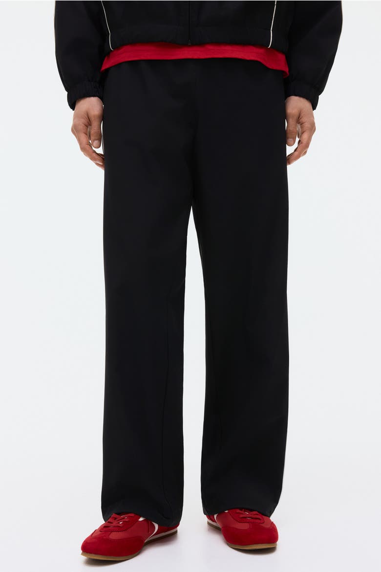 Relaxed Fit Printed Track Pants, Alternate, color, Black/Honda
