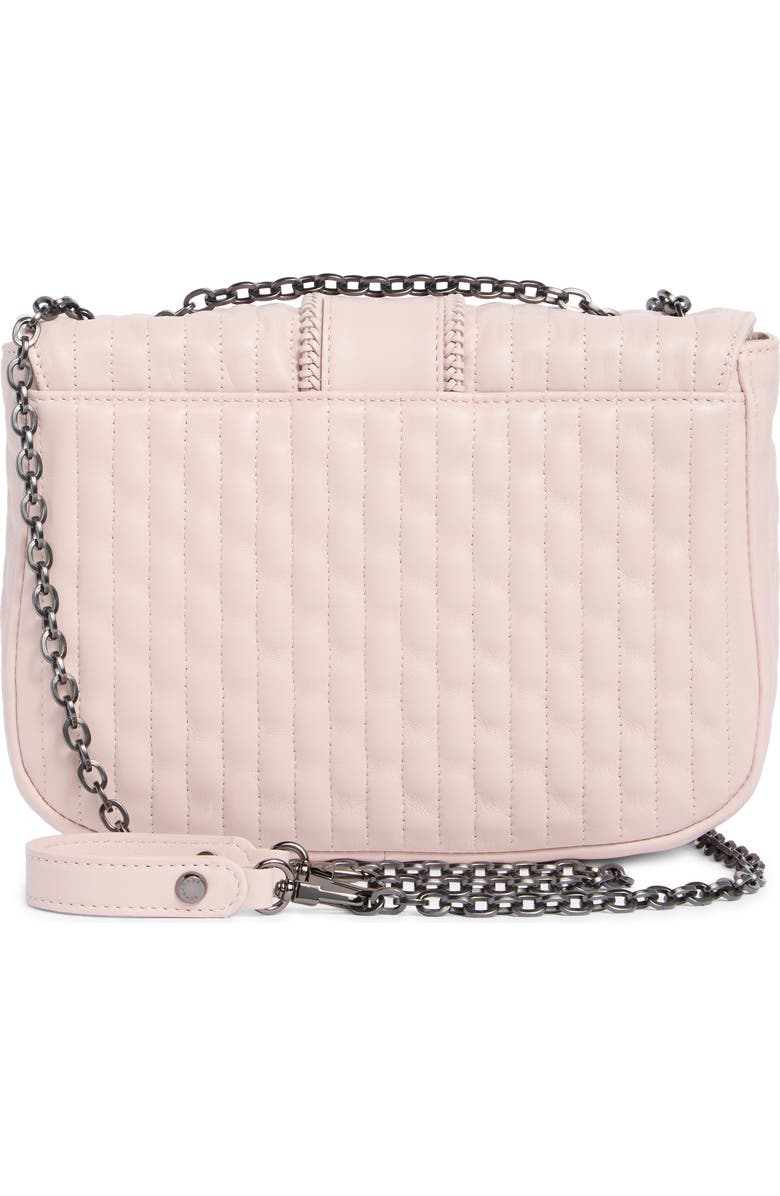Longchamp Amazone Small Quilted Leather Crossbody Bag, Alternate, color, Pale Pink