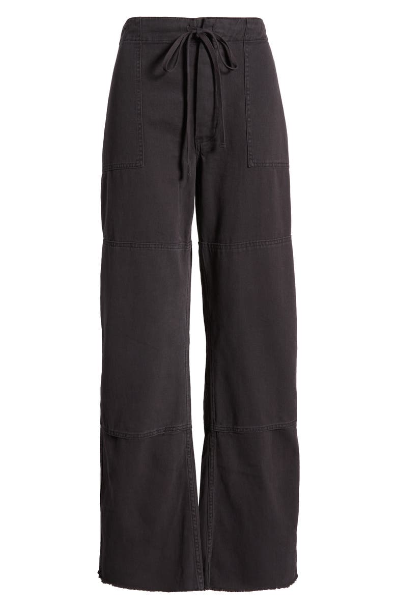 Re/Done Beach Wide Leg Denim Pants, Alternate, color, 