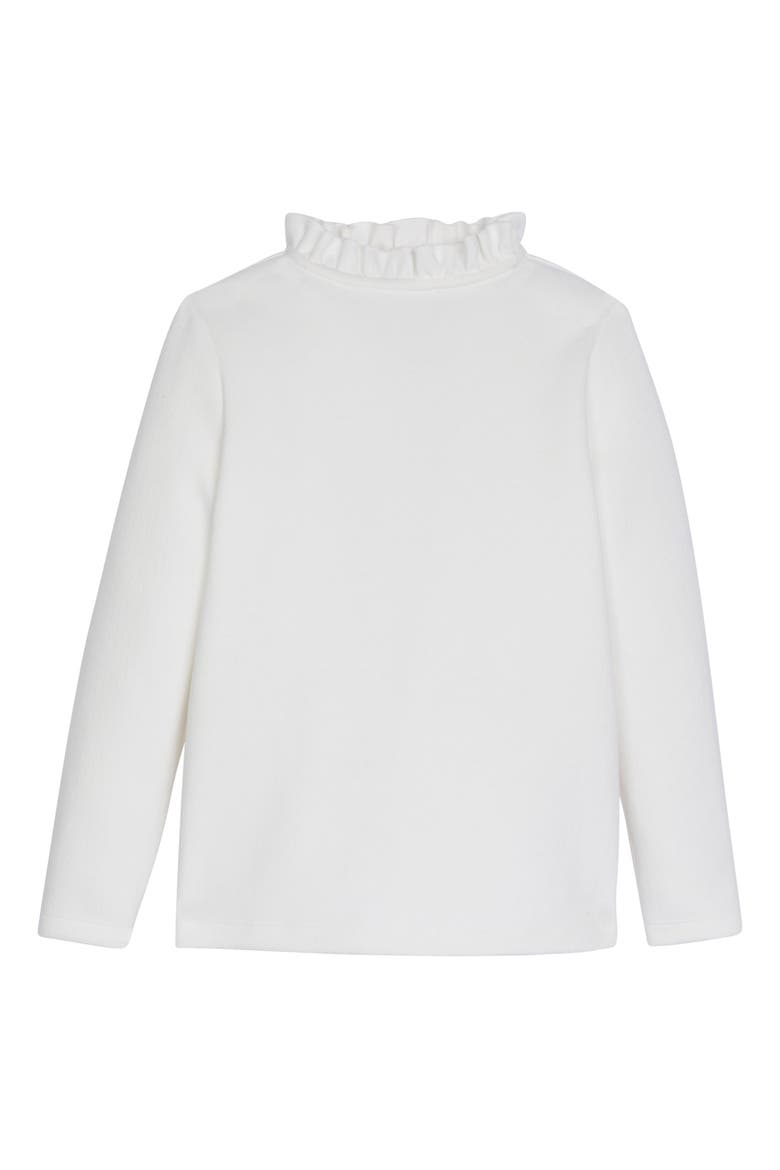Kids' Ruffle Tinsley Top, Main, color, White