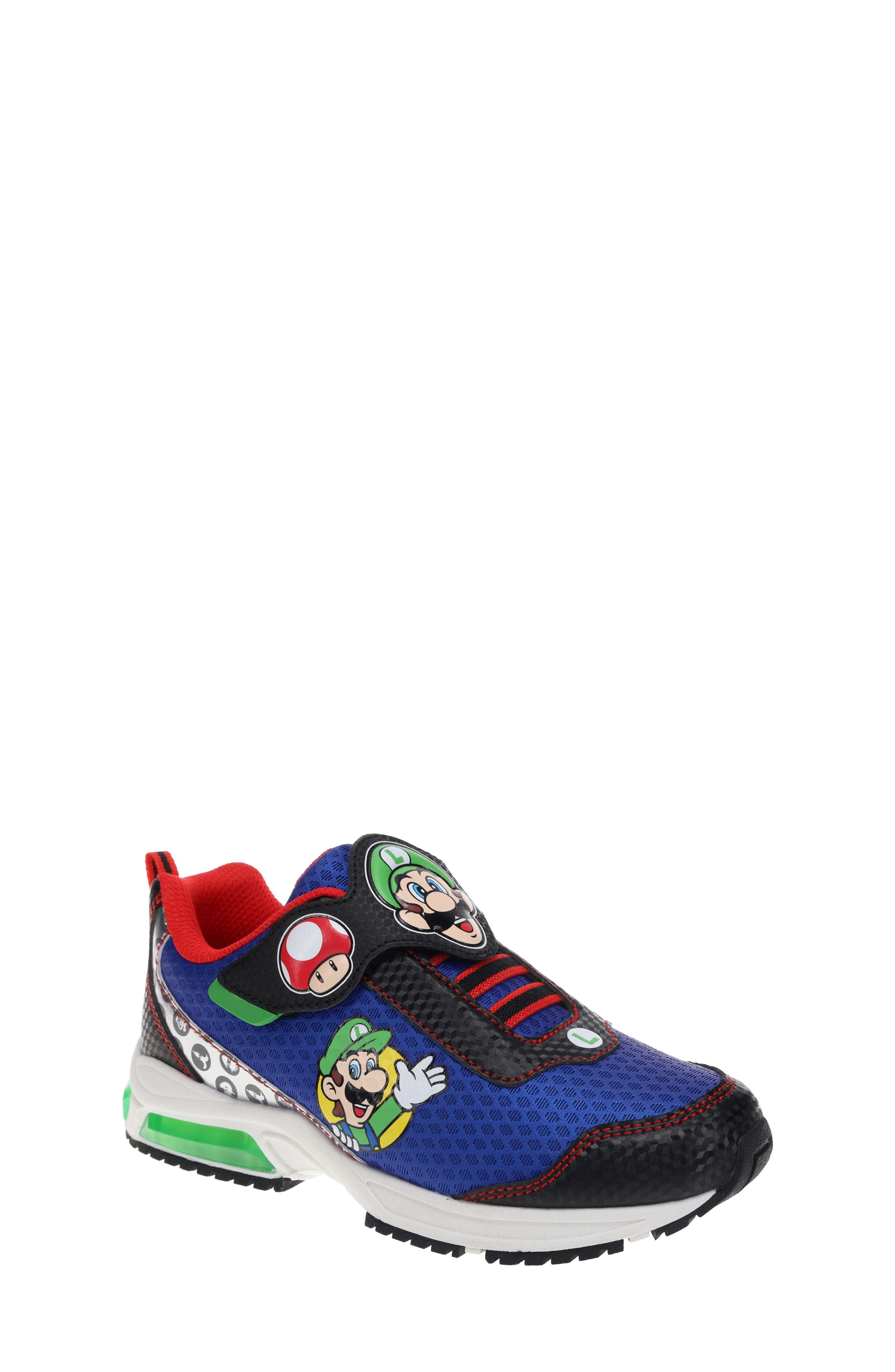 SG Footwear Kids' Mario & Luigi Mix-and-Match Sneaker, Main, color, 