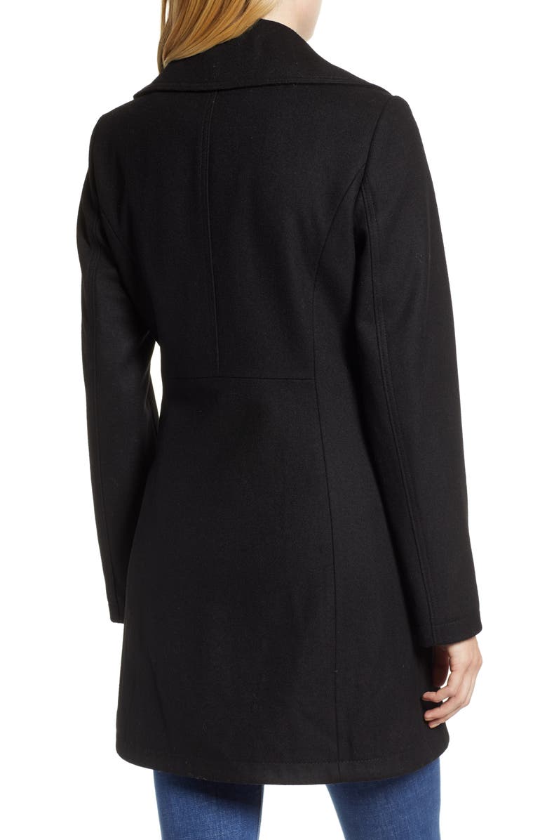 Halogen<sup>®</sup> Asymmetrical Zip Wool Blend Coat, Alternate, color, 