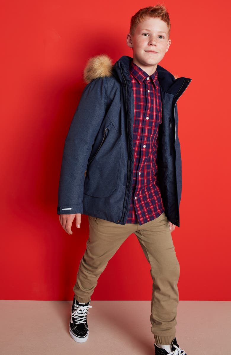 Reima Outa Reimatec<sup>®</sup> Water Repellent Hooded Jacket with Faux Fur Trim, Alternate, color, 