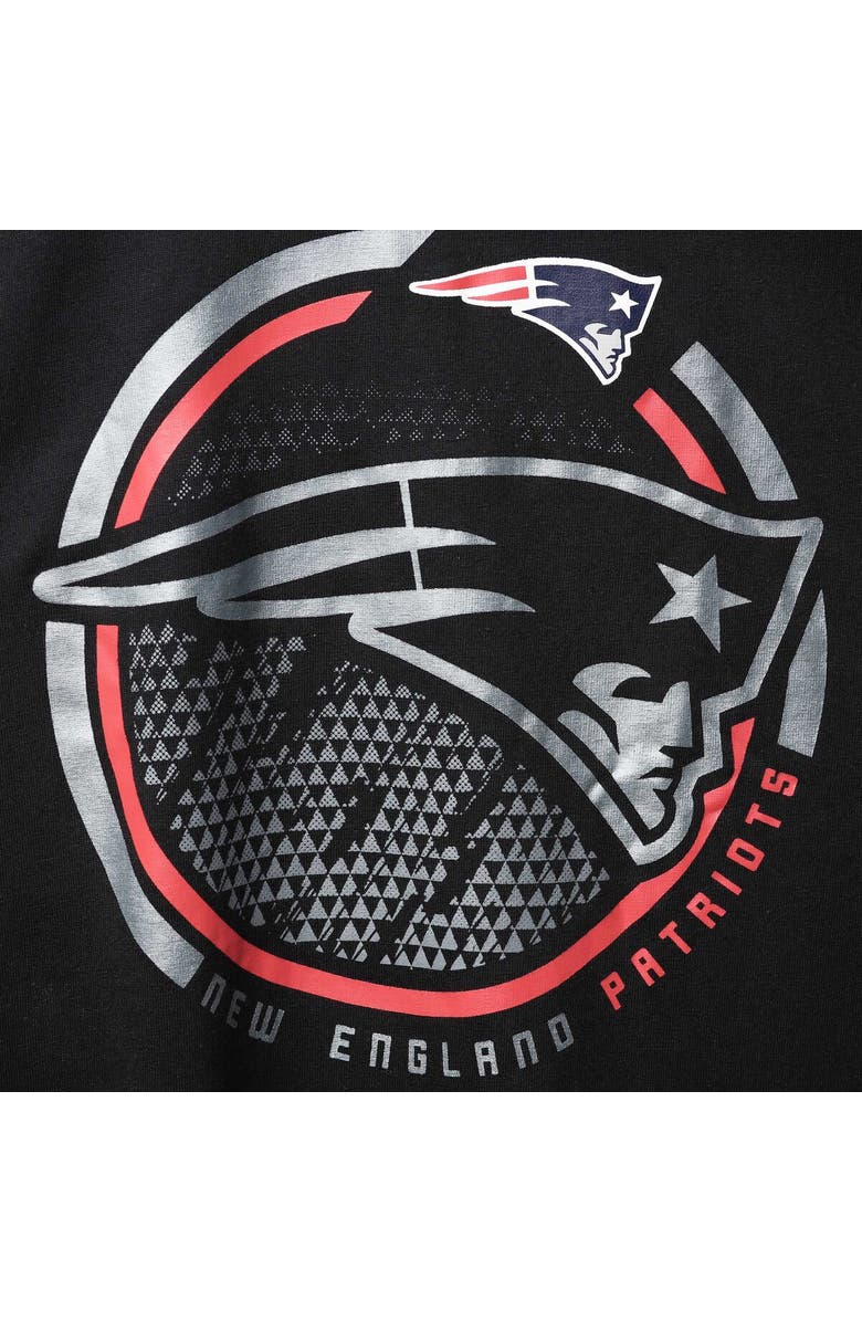 FANATICS Men's Fanatics Branded Black New England Patriots Big & Tall Color Pop T-Shirt, Alternate, color, 