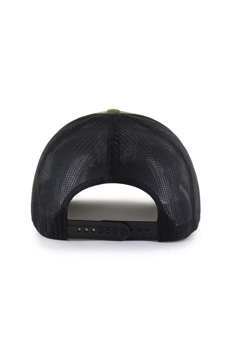 '47 Men's '47  Camo Boston Bruins Trucker Snapback Hat, Alternate, color, Camo