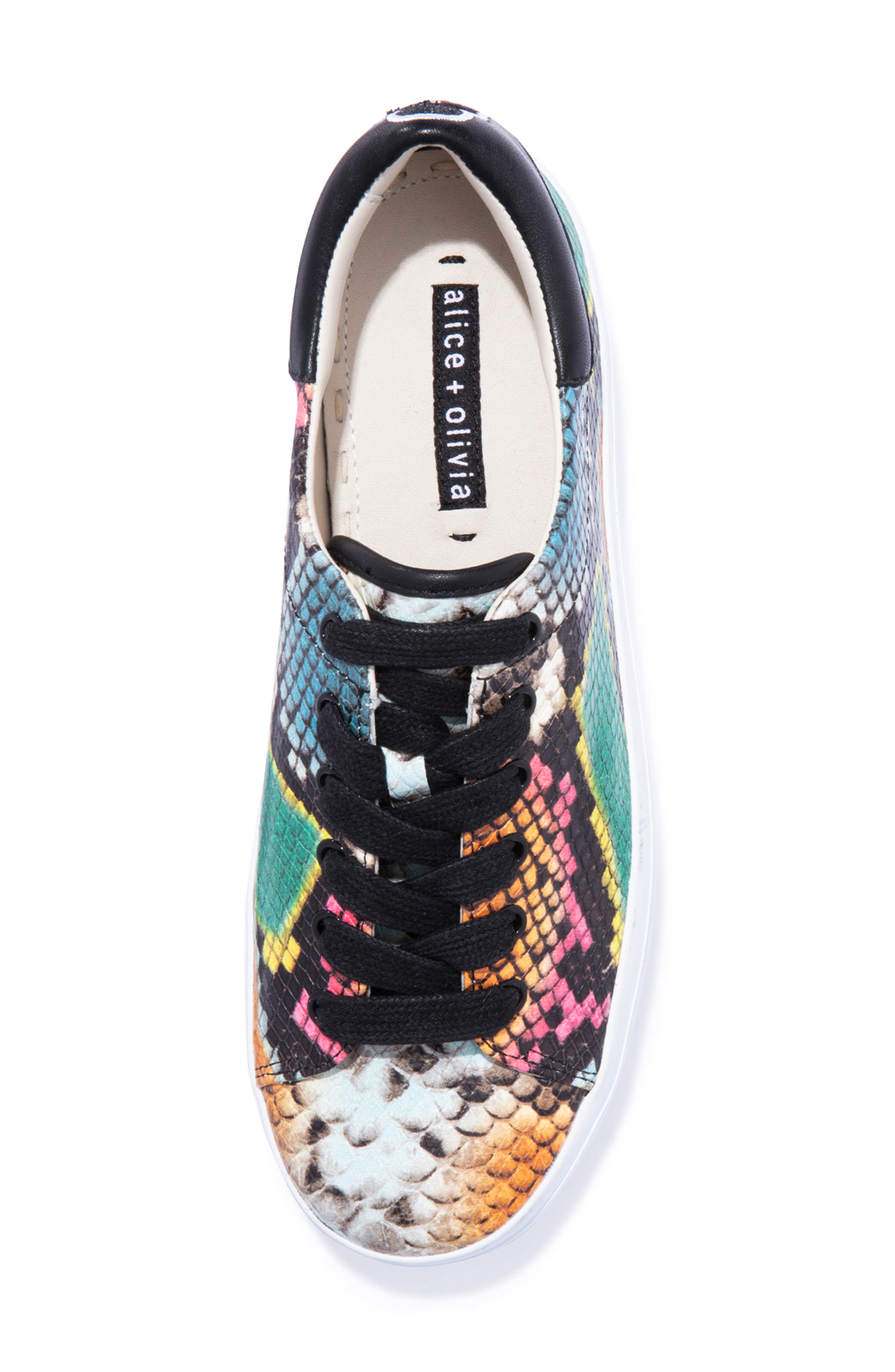 Ezra Flatform Sneaker, Alternate, color, MULTI/ BLACK