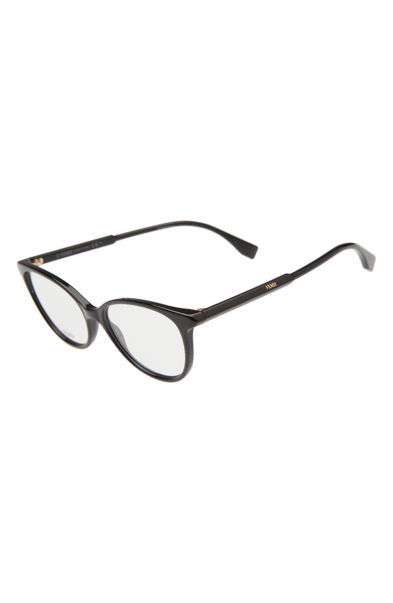 Fendi 53mm Cat Eye Optical Frames, Alternate, color, 