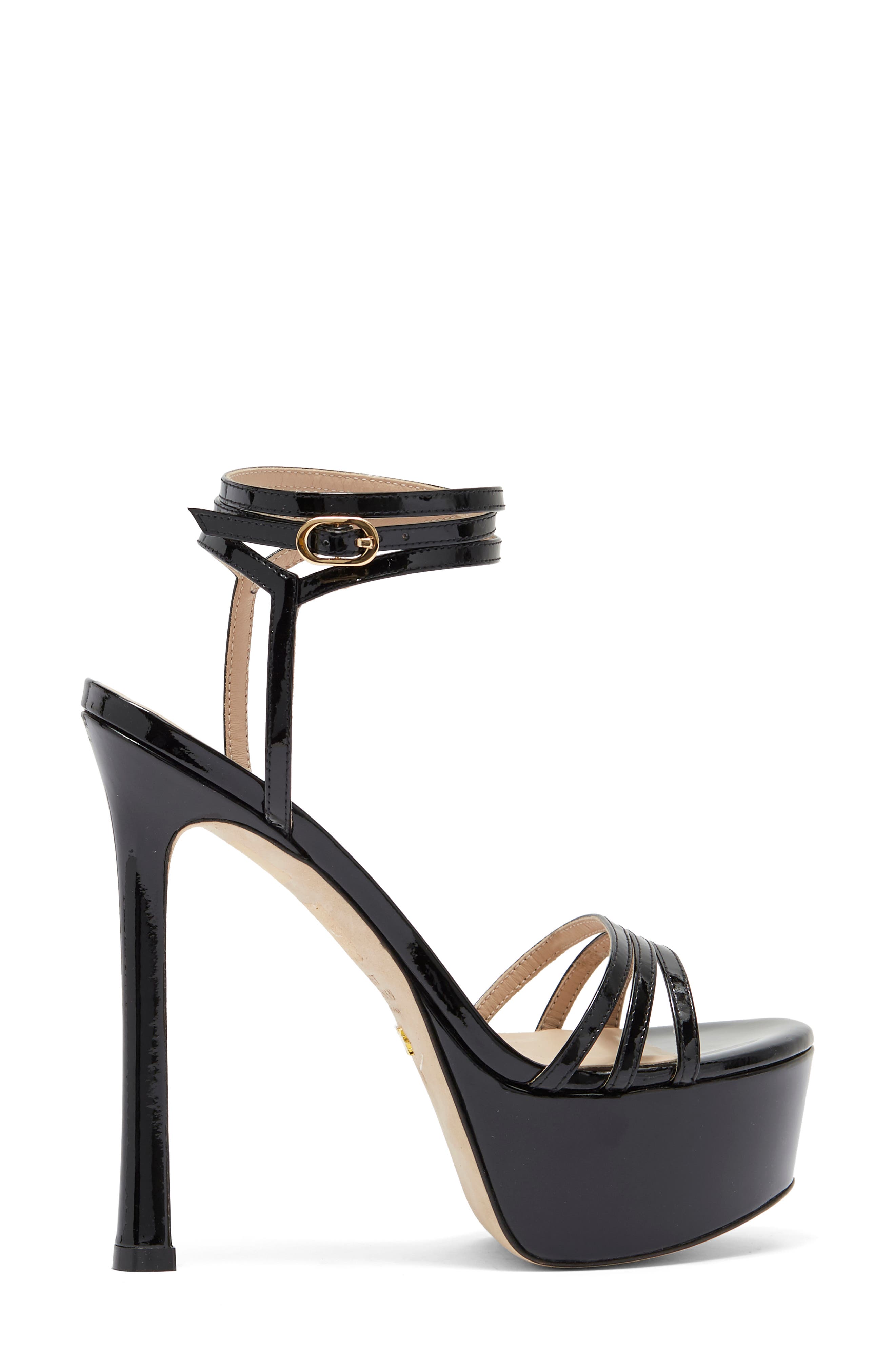 Stuart Weitzman Soirée 145 Platform Sandal, Alternate, color, 