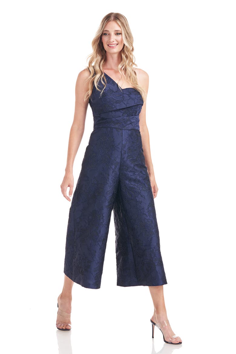 Pandora One-Shoulder Wide Leg Jumpsuit, Alternate, color, MIDNIGHT