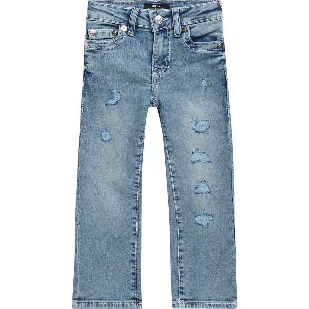 True Religion Kids' Core Ricky Straight Leg Jeans In Blue