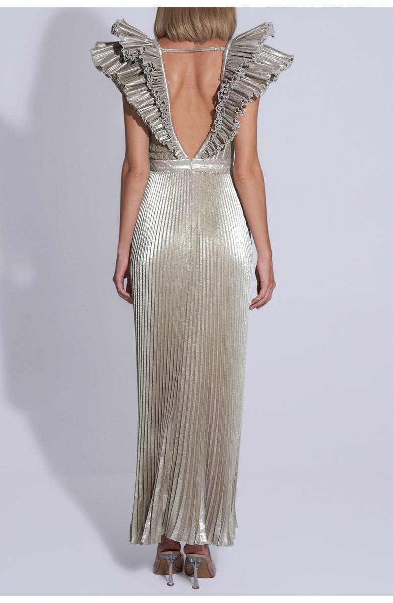 L'IDÉE WOMAN Tuileries Gown, Alternate, color, Gold Shimmer