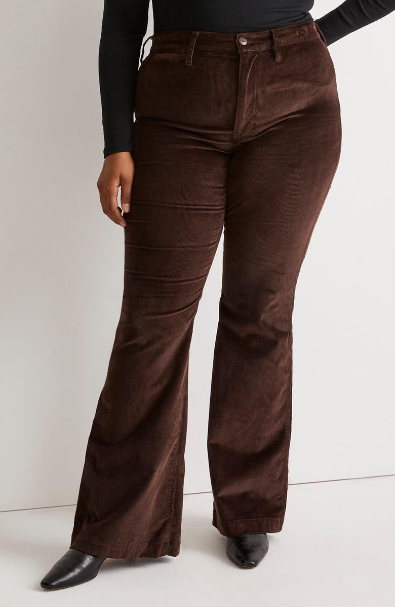 Madewell Perfect Flare Corduroy Pants, Alternate, color,