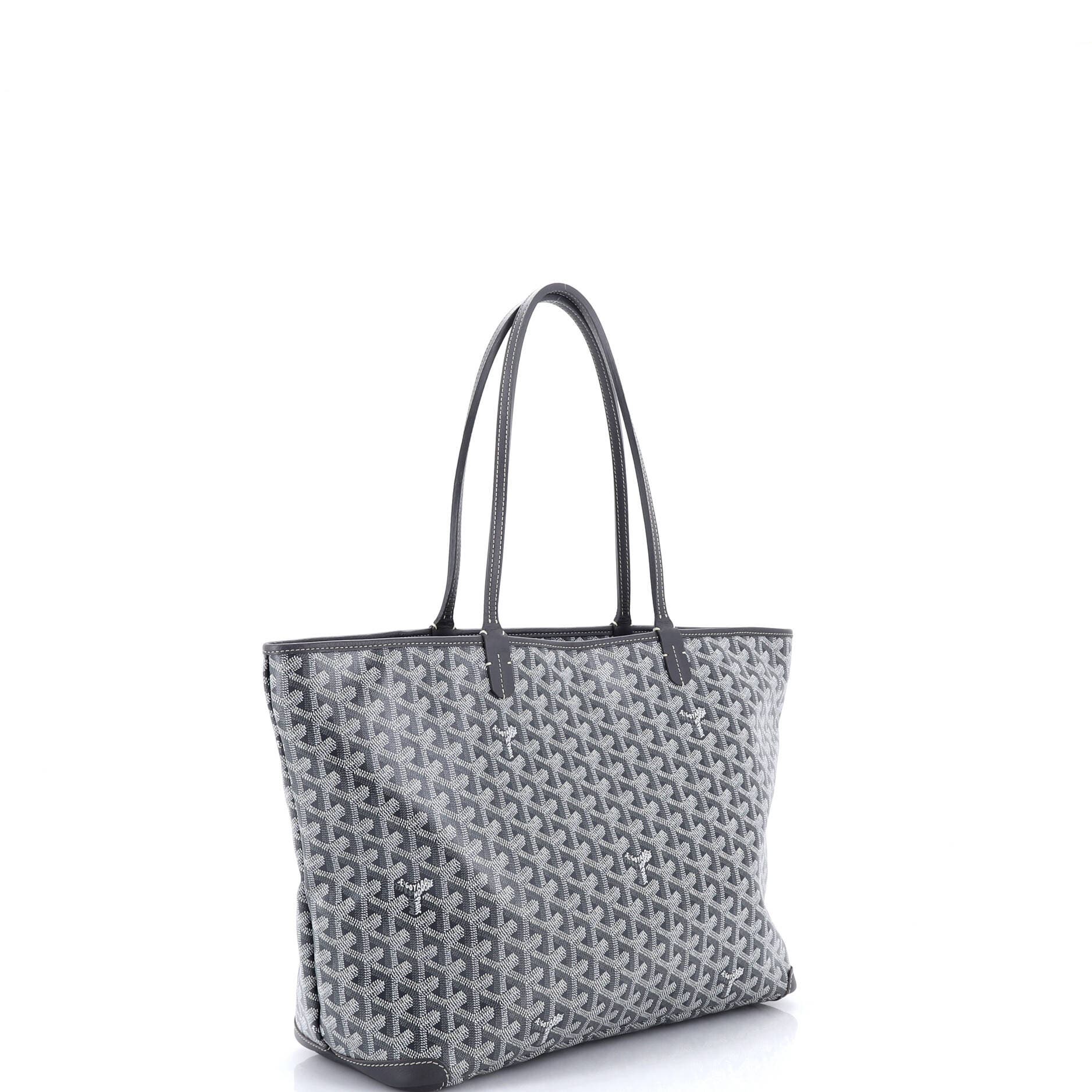 Pre-Owned Goyard Artois Tote Coated Canvas MM, Alternate, color, Gray