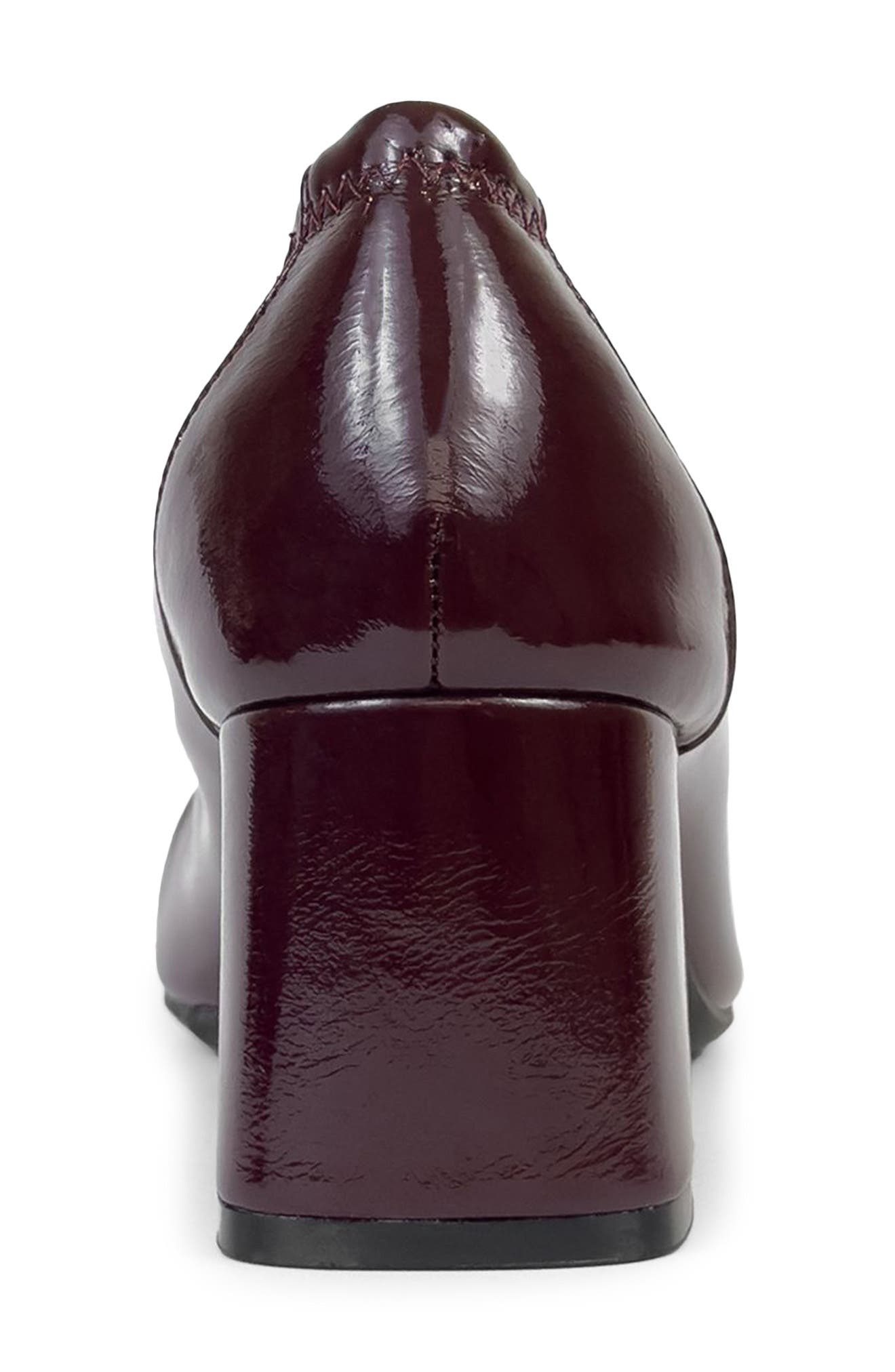Aerosoles Elisea Pointed Toe Stretch Pump, Alternate, color, Merlot Crinkle Patent