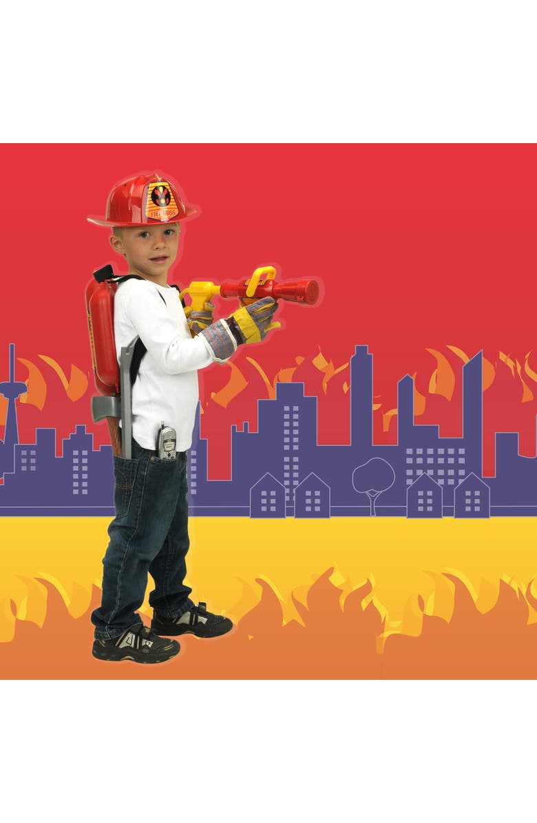 Theo Klein Firefighter Henry Kids Pretend Play Fireman Play Set, Alternate, color, Multicolored
