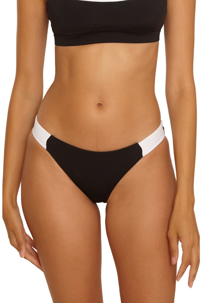 Sport Mode Hipster Bikini Bottoms, Main, color, BLACK