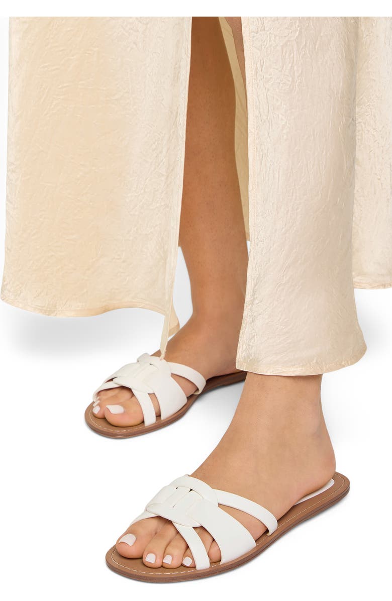 ALDO Rosmary Slide Sandal, Alternate, color, White