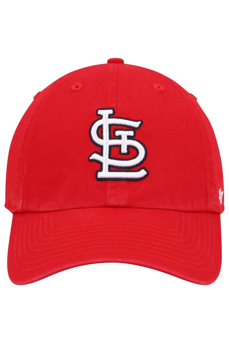 Men's '47 Red St. Louis Cardinals Clean Up Adjustable Hat, Alternate, color, Red