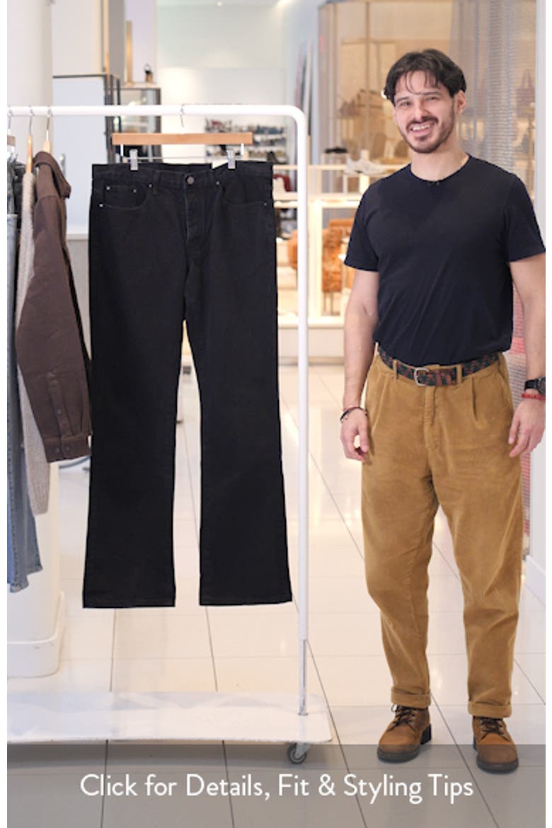 Raw Bootcut Jeans video