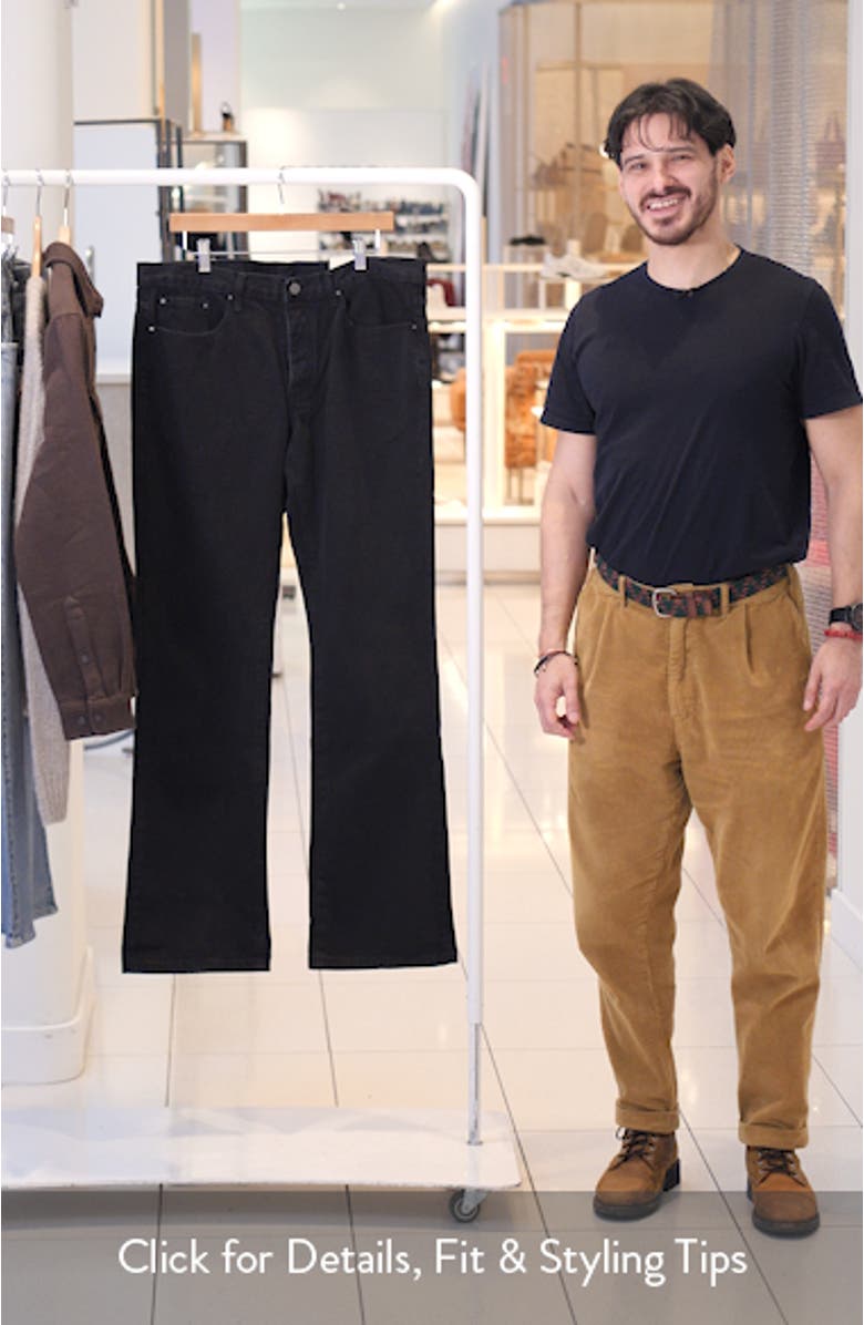 Raw Bootcut Jeans, sales video thumbnail