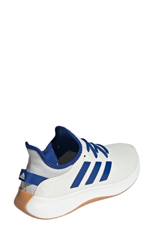 Adidas Originals Adidas Cloudfoam Pure Running Shoe In White/team Royal Blue/grey