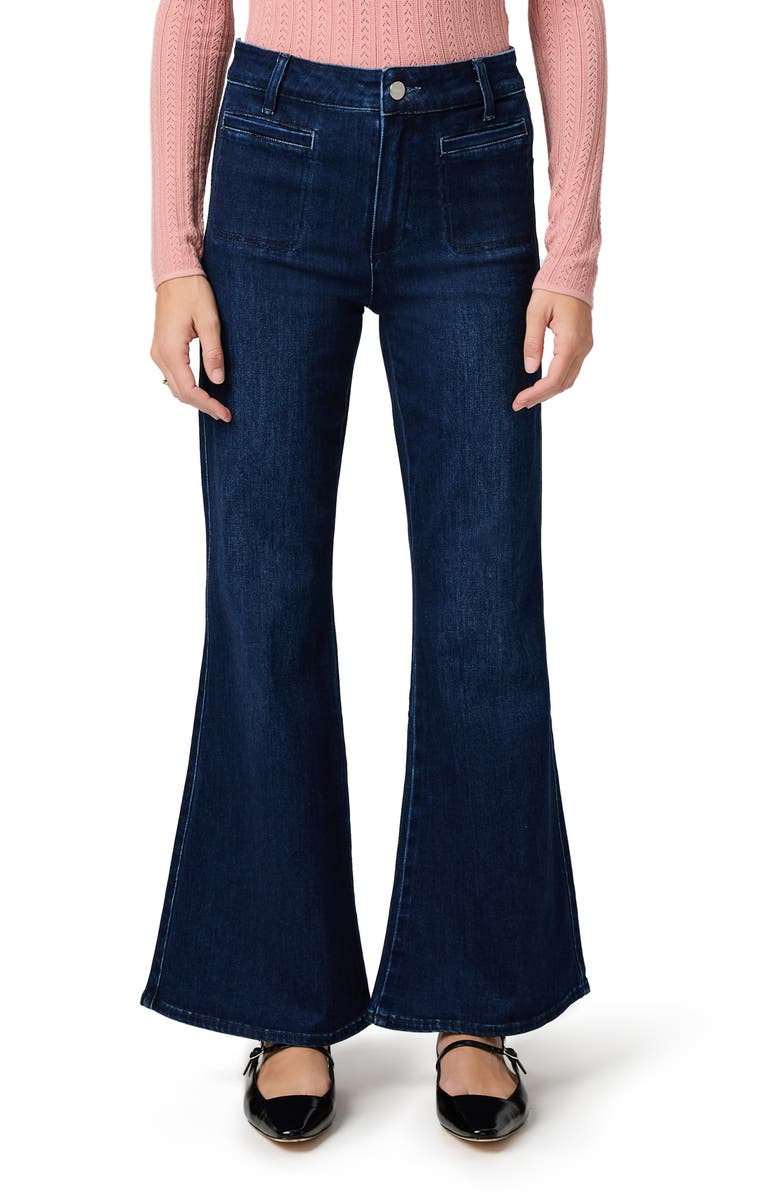 PAIGE Marlow Skimmer Flare Leg Jeans, Main, color, Prairie