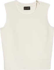 ST. JOHN Piqué Knit Shell