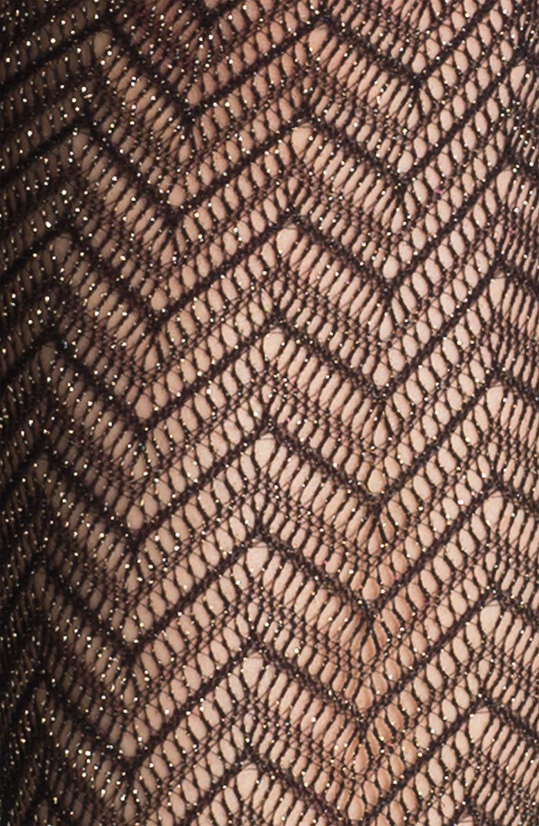 Nordstrom 'Glitter' Tights, Alternate, color, 